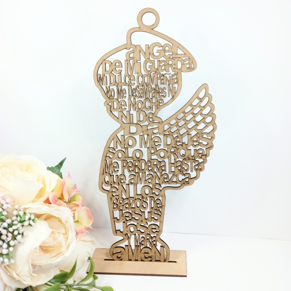 Angelito Bautizo Centro de Mesa Primera Comunión Baby Shower Baptism party favor - Picture 1 of 6